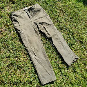 Gloria Vanderbilt Straight Leg Olive Cargo Pants